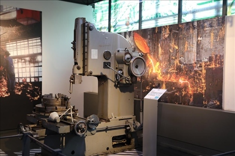 天水工業(yè)博物館內(nèi)景。新華社記者 馬莎 攝