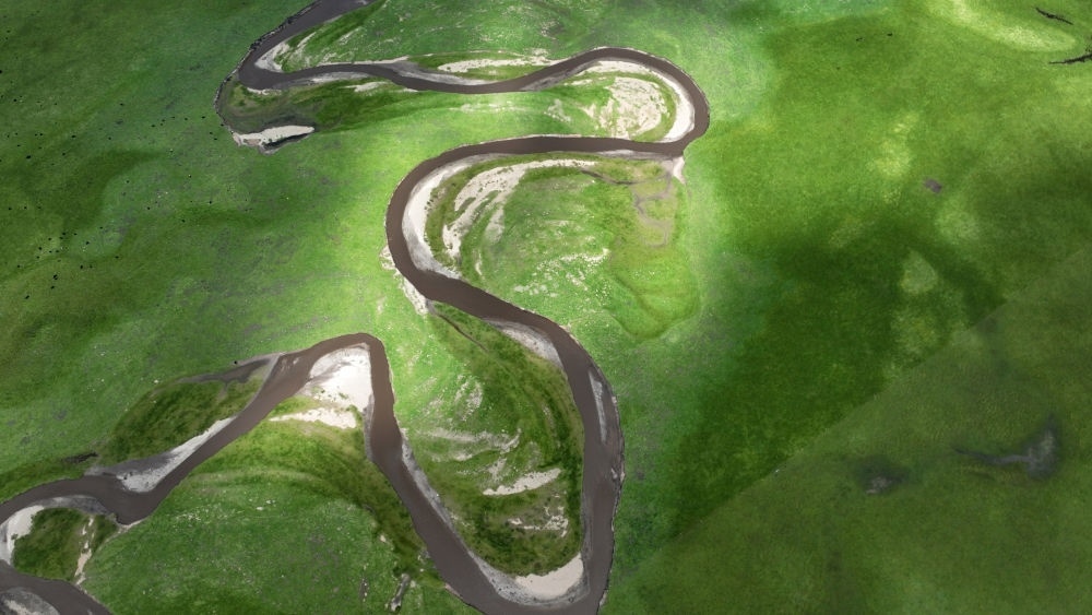 2023年7月6日在甘肅省甘南藏族自治州瑪曲縣拍攝的阿萬倉濕地景色（無人機照片）?，斍鷿竦卣嫉?62萬畝，是黃河上游重要的水源涵養(yǎng)區(qū)和生態(tài)功能區(qū)，被譽為“黃河之腎”。