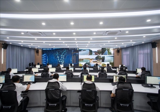 位山灌區(qū)智慧調(diào)度中心 。受訪者供圖