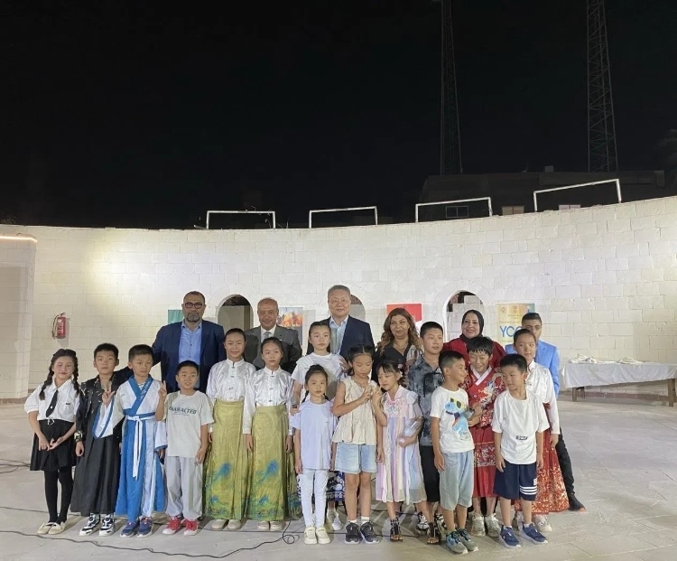 活動(dòng)現(xiàn)場(chǎng)合影。開羅中國(guó)文化中心供圖