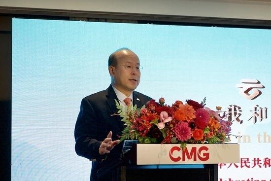 中國駐澳大利亞大使肖千出席活動(dòng)并致辭。張舒惠攝