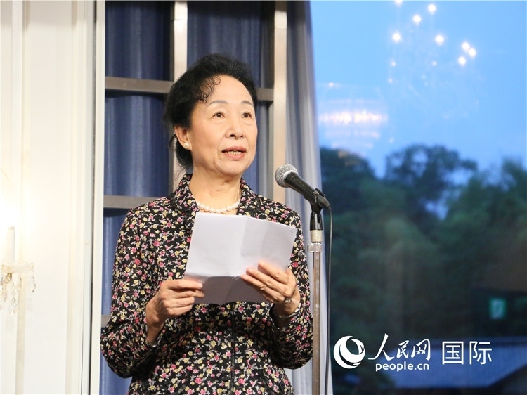 中國商務(wù)部原部長助理郭莉致辭。人民網(wǎng) 許可攝