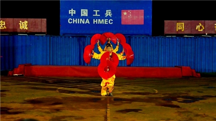 中國(guó)傳統(tǒng)文化節(jié)目表演。孫千攝