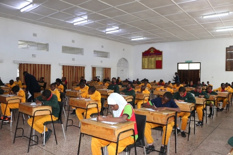 考場現(xiàn)場。埃格頓大學(xué)孔子學(xué)院供圖