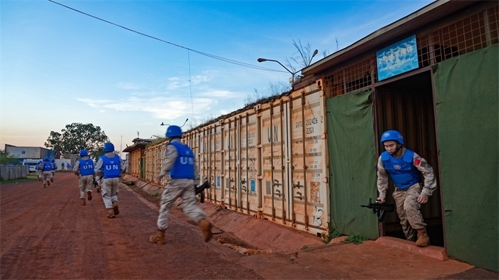 支援加強警戒點位。孫亞斌攝