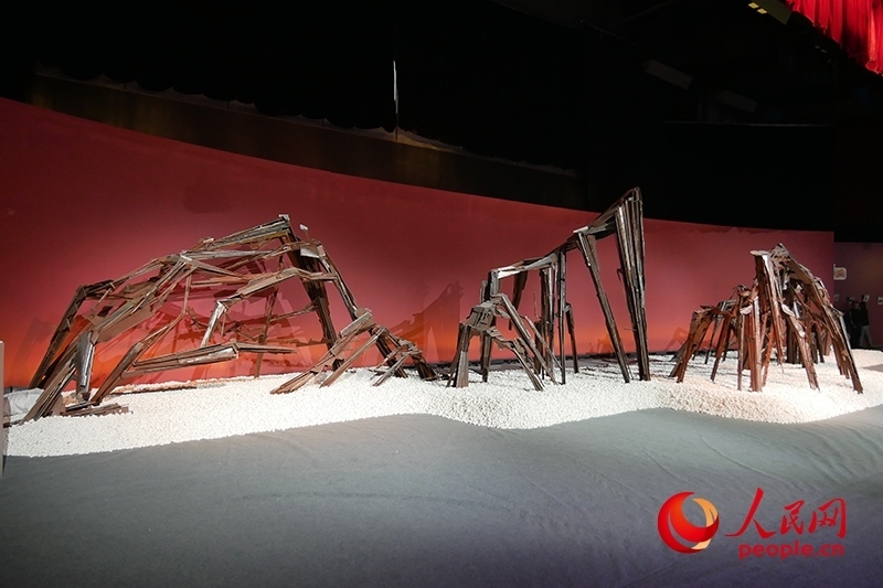 《鑄魂五岳》。人民網(wǎng)記者 韋衍行攝