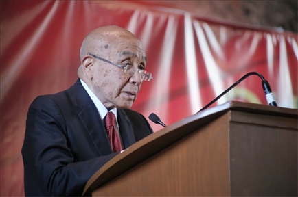 李子文致辭。主辦方供圖