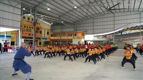 少林武術(shù)教學(xué)。主辦方供圖