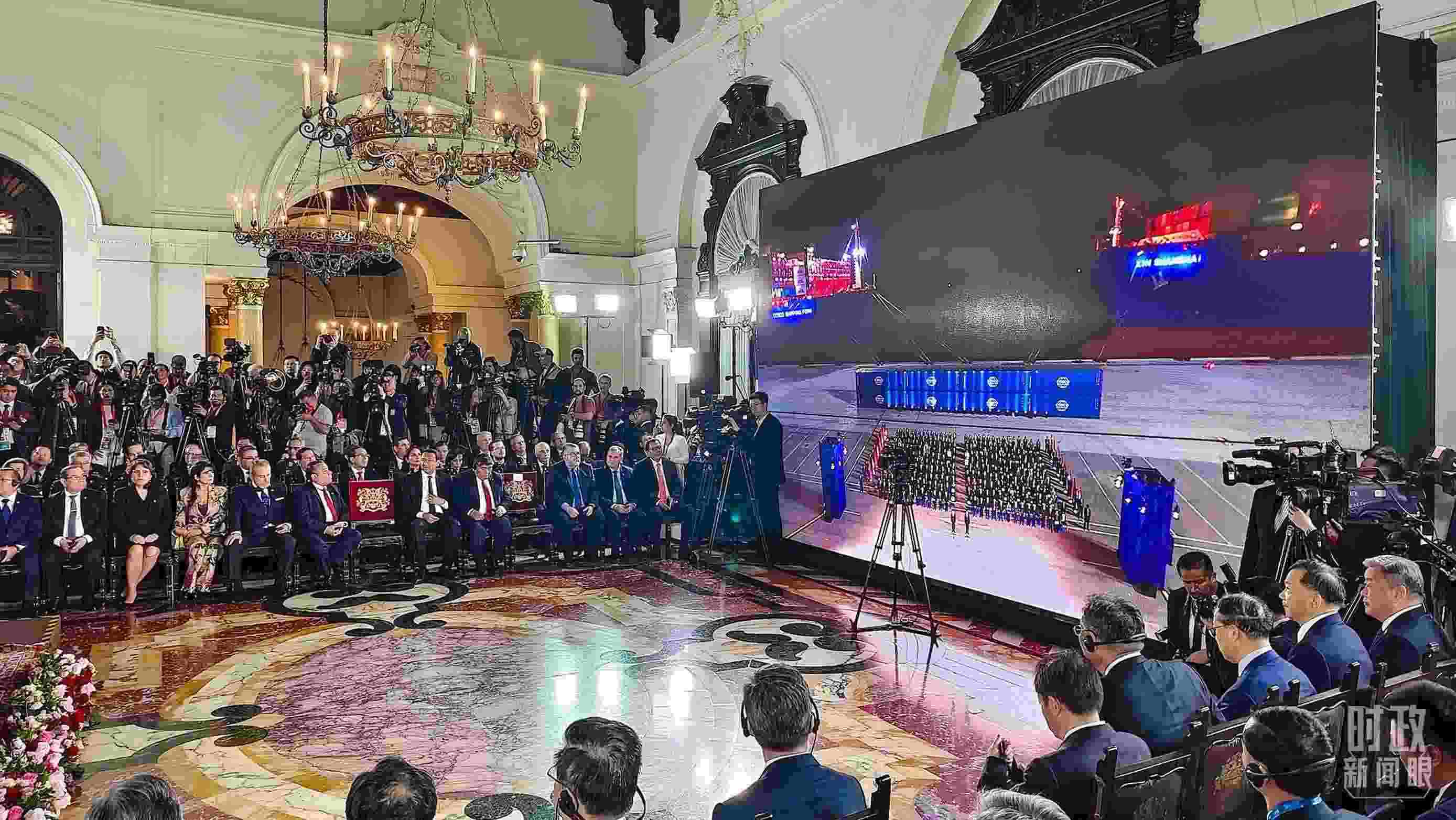 錢凱港開港儀式現(xiàn)場。（總臺央視記者韓銳拍攝）