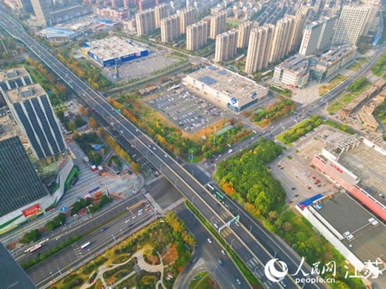 崇川區(qū)北大街便民商圈。人民網(wǎng)記者 王繼亮攝