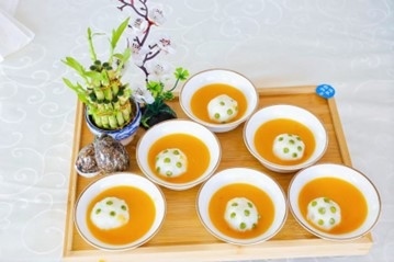 參賽作品“白雪尋蓮”。主辦方供圖