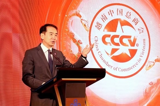 何煒大使致辭。越南中國(guó)總商會(huì)供圖
