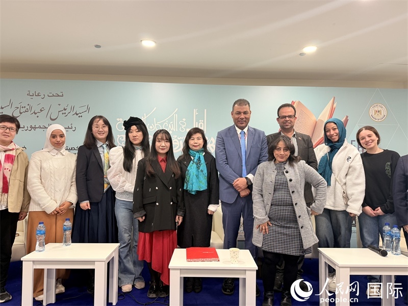 “中國與埃及：古往今來的聯(lián)系”主題分享會(huì)，人民網(wǎng)記者黃培昭攝