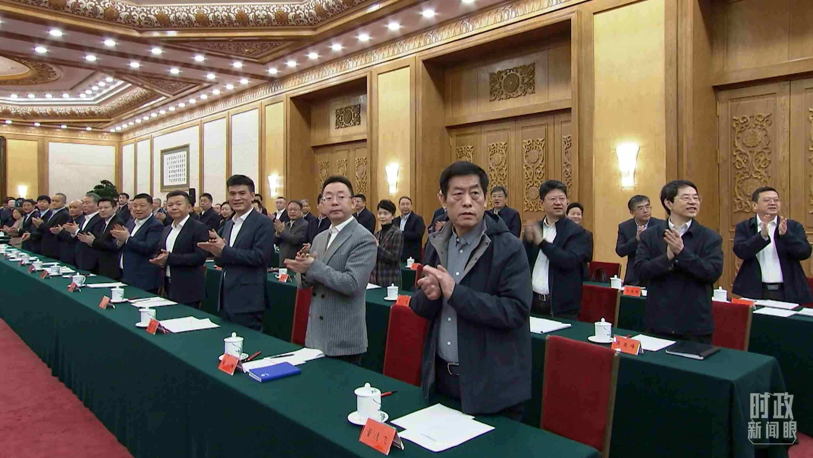 △2月17日，民營(yíng)企業(yè)座談會(huì)現(xiàn)場(chǎng)。