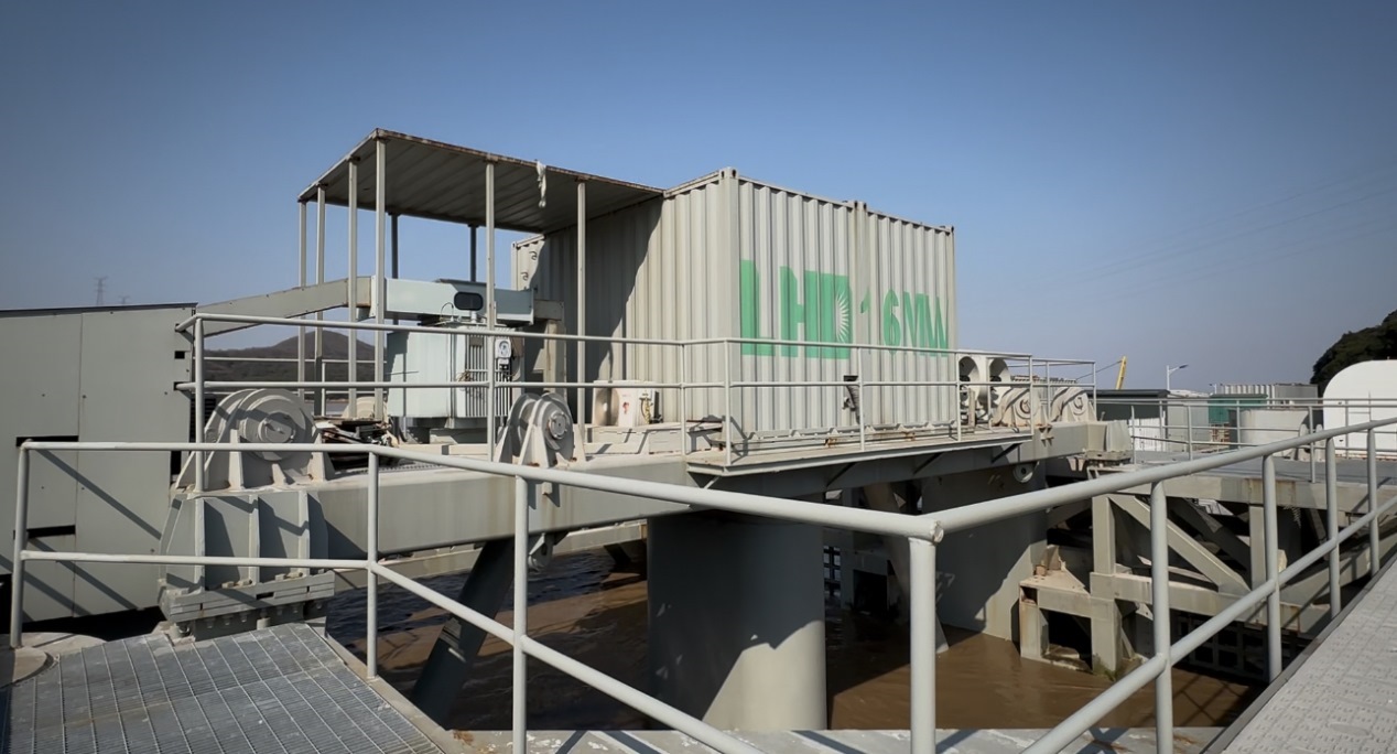 LHD潮流能發(fā)電站。人民網(wǎng)記者 王紹紹攝