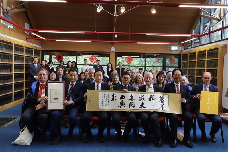 《宋畫全集》亮相劍橋大學(xué)李約瑟研究所。主辦方供圖