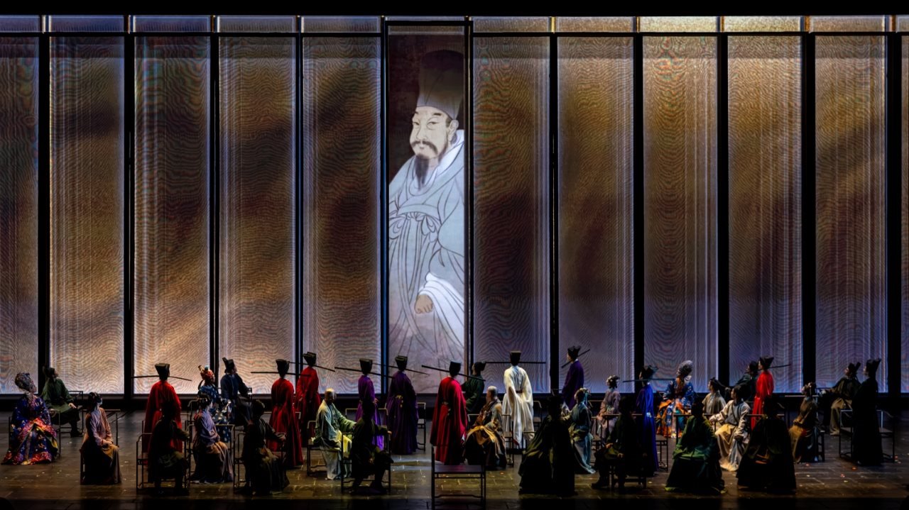 《蘇堤春曉》演出現(xiàn)場(chǎng)。國家話劇院供圖