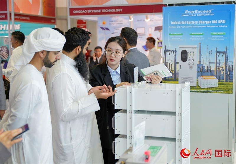 展會(huì)現(xiàn)場(chǎng)。人民網(wǎng) 塔里克·易卜拉欣攝