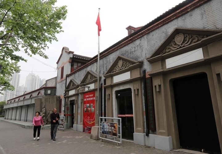 這是2018年5月1日拍攝的中國(guó)勞動(dòng)組合書記部舊址陳列館外景。新華社記者 劉穎 攝