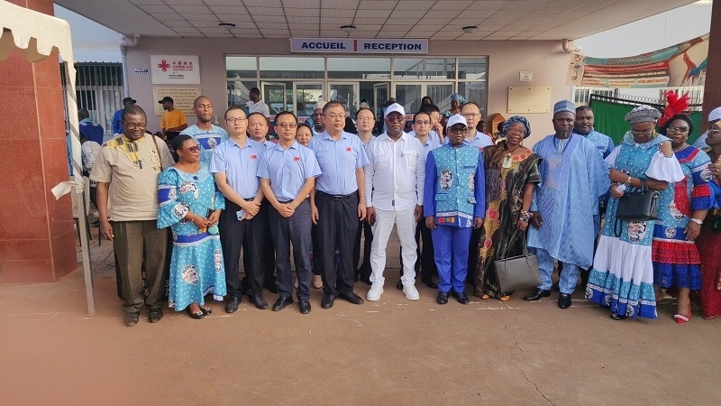 活動現(xiàn)場。醫(yī)療隊供圖