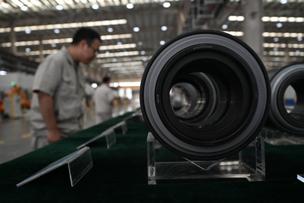 這是洛陽軸承集團股份有限公司生產(chǎn)的軸承產(chǎn)品。新華社記者 李嘉南 攝