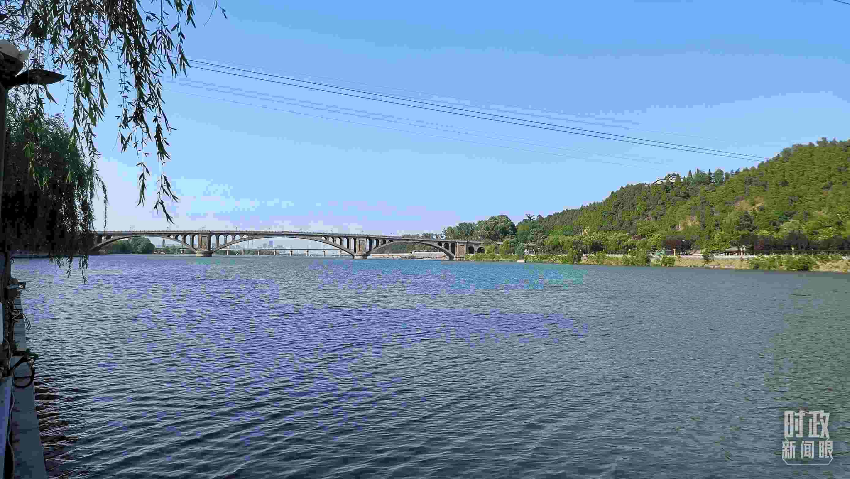 △伊河。（總臺(tái)央視記者范一鳴拍攝）