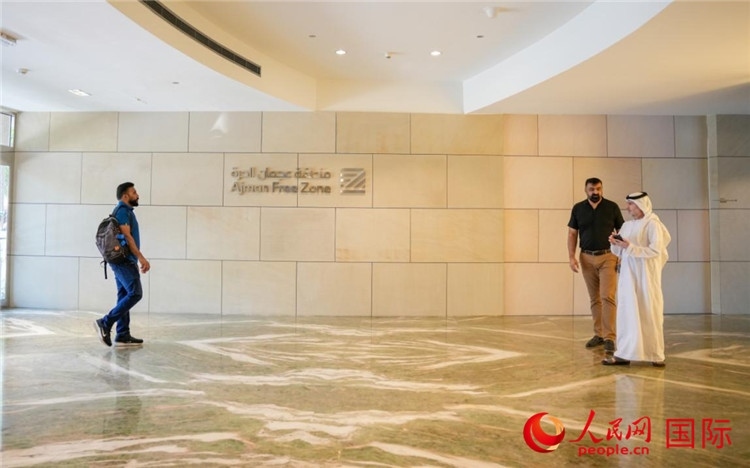 阿治曼自由區(qū)始建于1988年，阿治曼中國城設(shè)立于自由區(qū)內(nèi)。人民網(wǎng) 塔里克·易卜拉欣攝