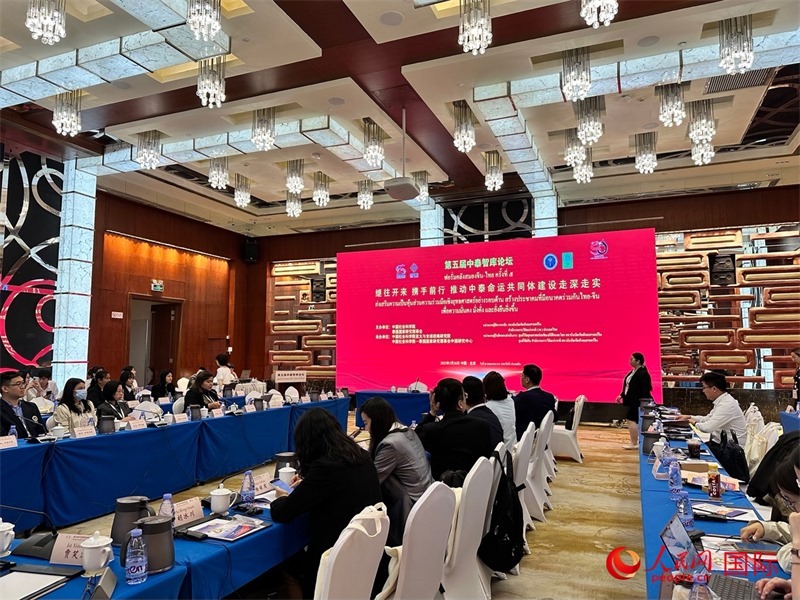 第五屆中泰智庫論壇現(xiàn)場。人民網(wǎng) 孫書宇攝