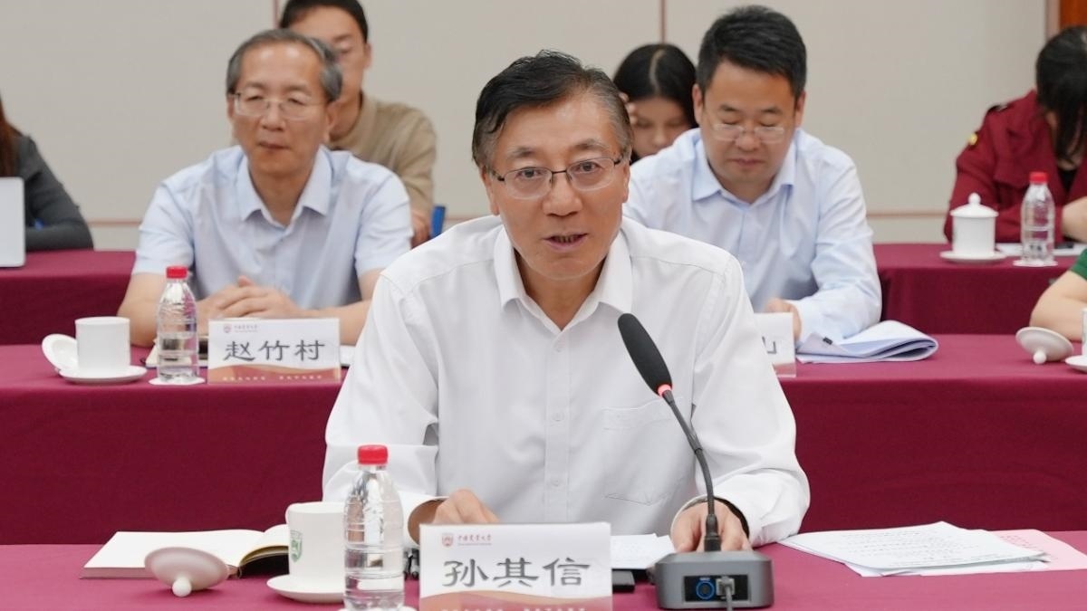 中國工程院院士、中國農(nóng)業(yè)大學(xué)校長孫其信。校方供圖